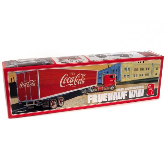 Modèle à Coller : Semi-Remorque Coca-Cola - Niveau 3 